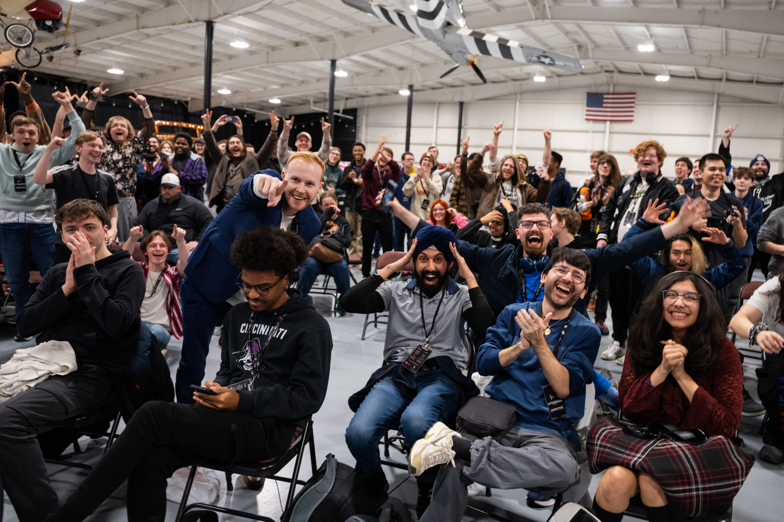 The hype crowd at Afterburner 2026