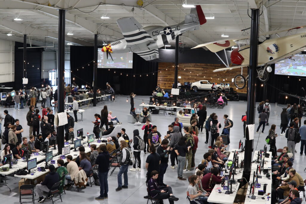Top down view of the Afterburner 2025 venue